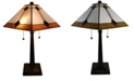 Amora Lighting Tiffany Style Mission Design Table Lamp
